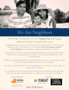 we are neighbors flyer